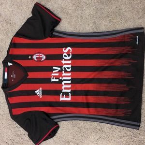 Adidas AC Milan soccer jersey, size small